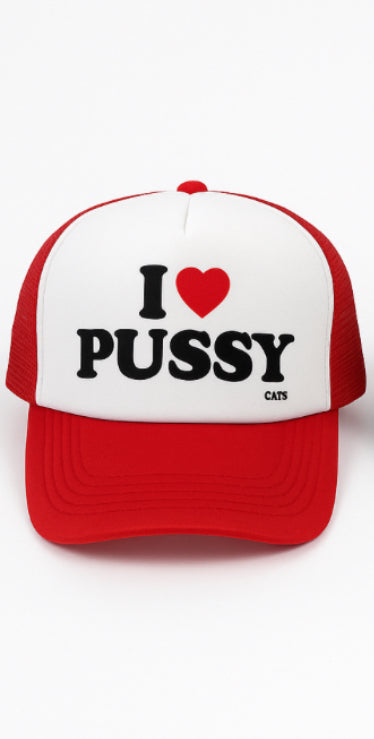 I Love Pussy Cats Trucker Hat