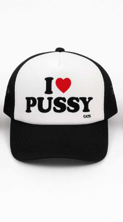 I Love Pussy Cats Trucker Hat