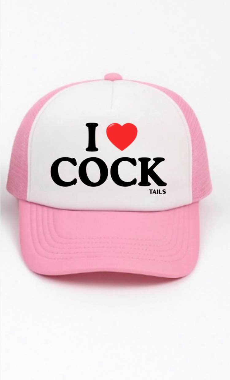 I Love Cock Tails Trucker Hat