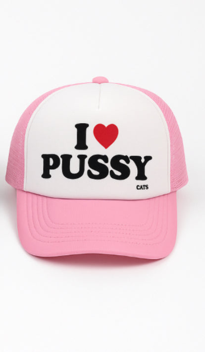 I Love Pussy Cats Trucker Hat