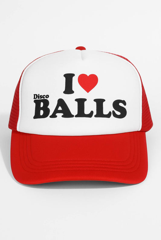 I Love Disco Balls Trucker Hat