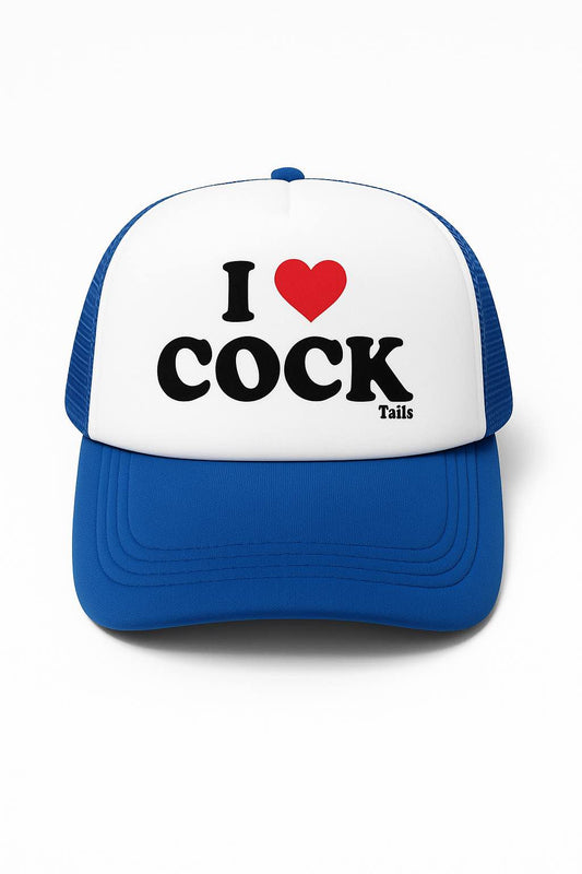 I Love Cock Tails Trucker Hat